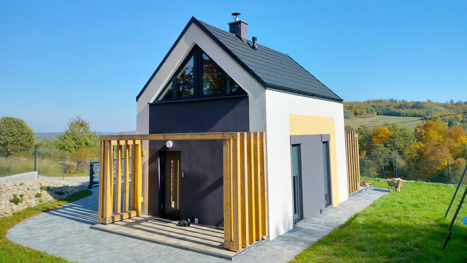 Pod Maglem luksusowy domek całoroczny na wynajem Glinik Polski